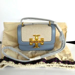 NWOT Tory Burch small blue convertible shoulder bag